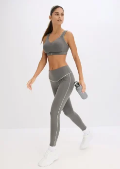 bonprix bonprix Leggings deportivos de algodón resistente granito Hot