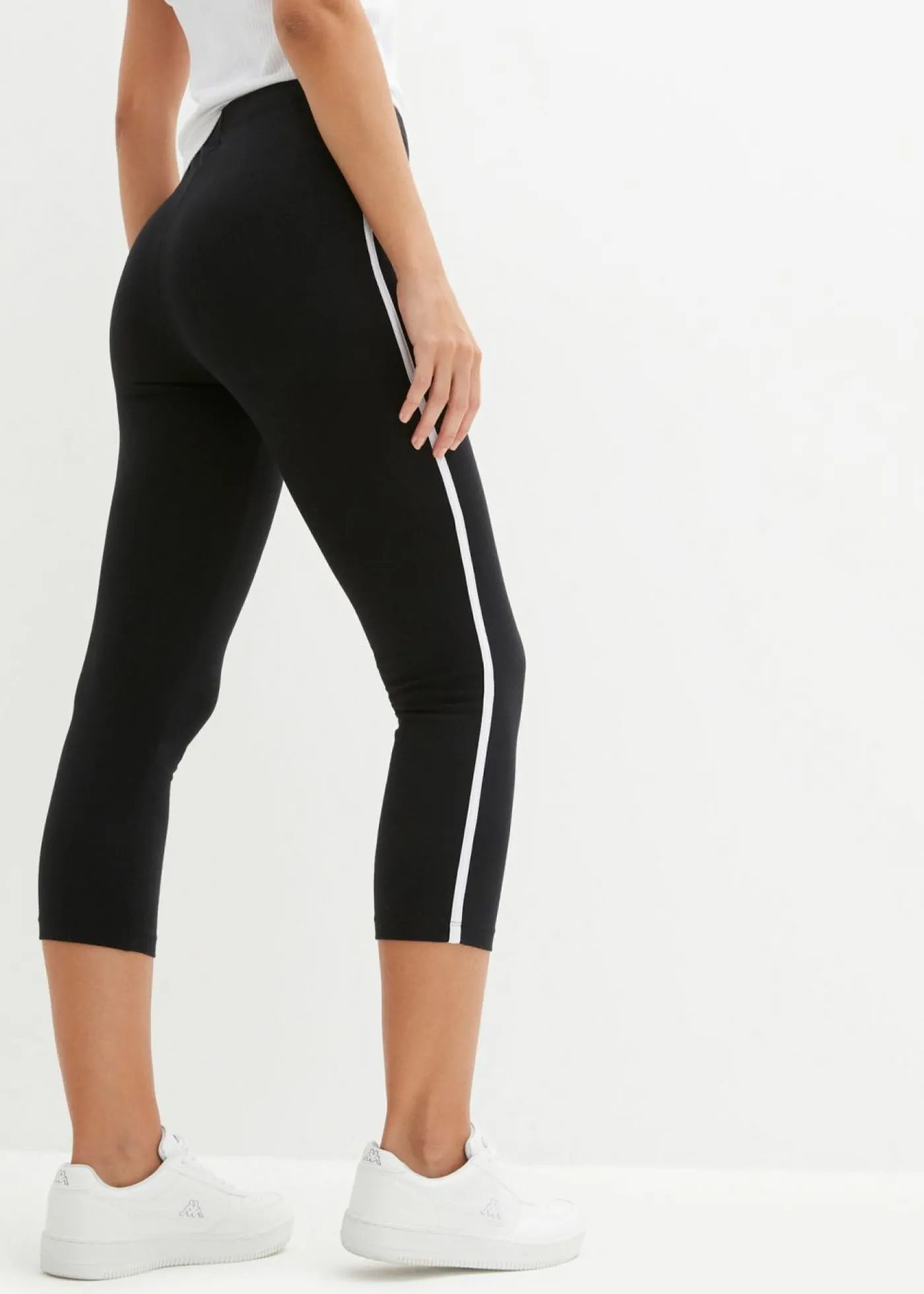 bonprix bonprix Leggings deportivos de largo 3/4 Negro Outlet
