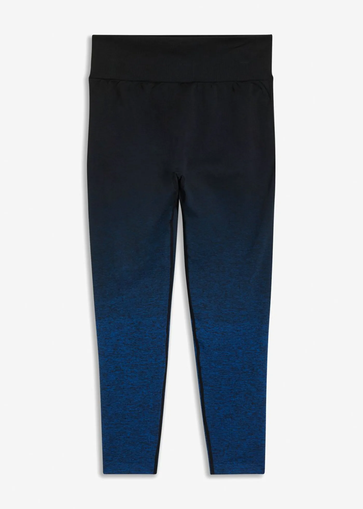 bonprix bonprix Leggings deportivos de material de secado rápido sin costuras con degradado cromático azul horizonte-azul faro-negro Clearance