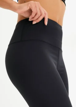 bonprix bonprix Leggings deportivos ligeros con cinturilla cómoda Negro New