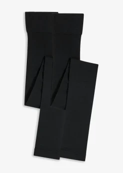 bonprix bonprix Leggings finos de 50 den con cinturilla cómoda (2 unidades) Negro Outlet