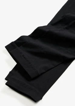 bonprix bonprix Leggings finos de 50 den con cinturilla cómoda (2 unidades) Negro Outlet