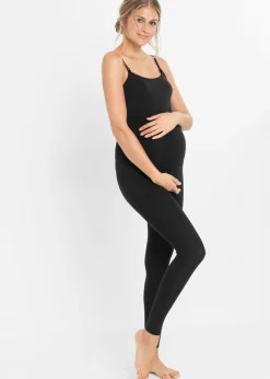 bonprix bonprix Leggings premamá de algodón orgánico Negro Discount