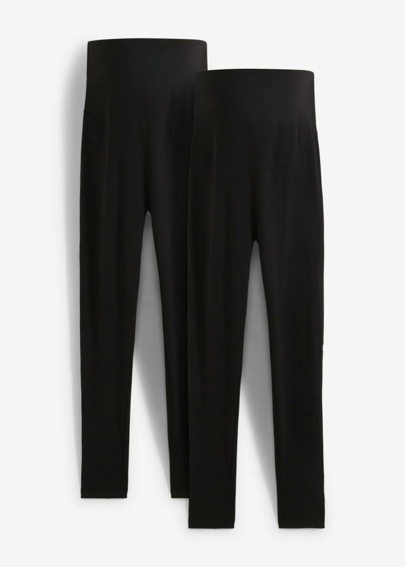 bonprix bonprix Leggings premamá de algodón orgánico (2 unidades) Negro-negro Hot