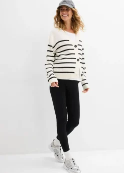 bonprix bonprix Leggings premamá de algodón orgánico (3 unidades) Negro Hot