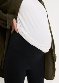 bonprix bonprix Leggings premamá de invierno Negro Best