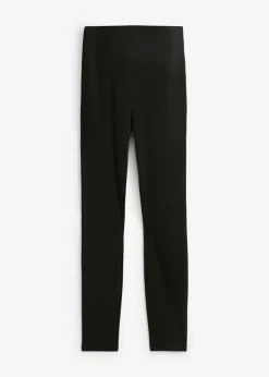 bonprix bonprix Leggings premamá de suave algodón orgánico Negro Clearance