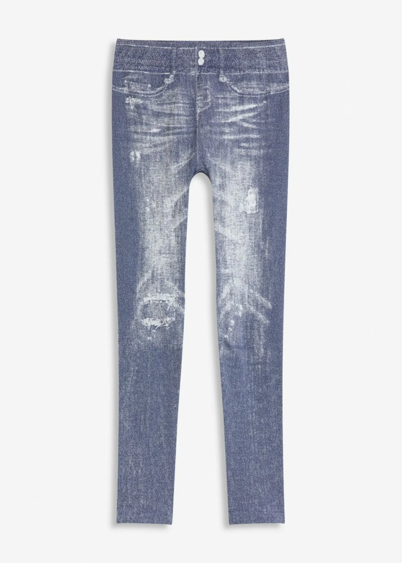 bonprix bonprix Leggings sin costuras con interior suave Azul vaquero Clearance
