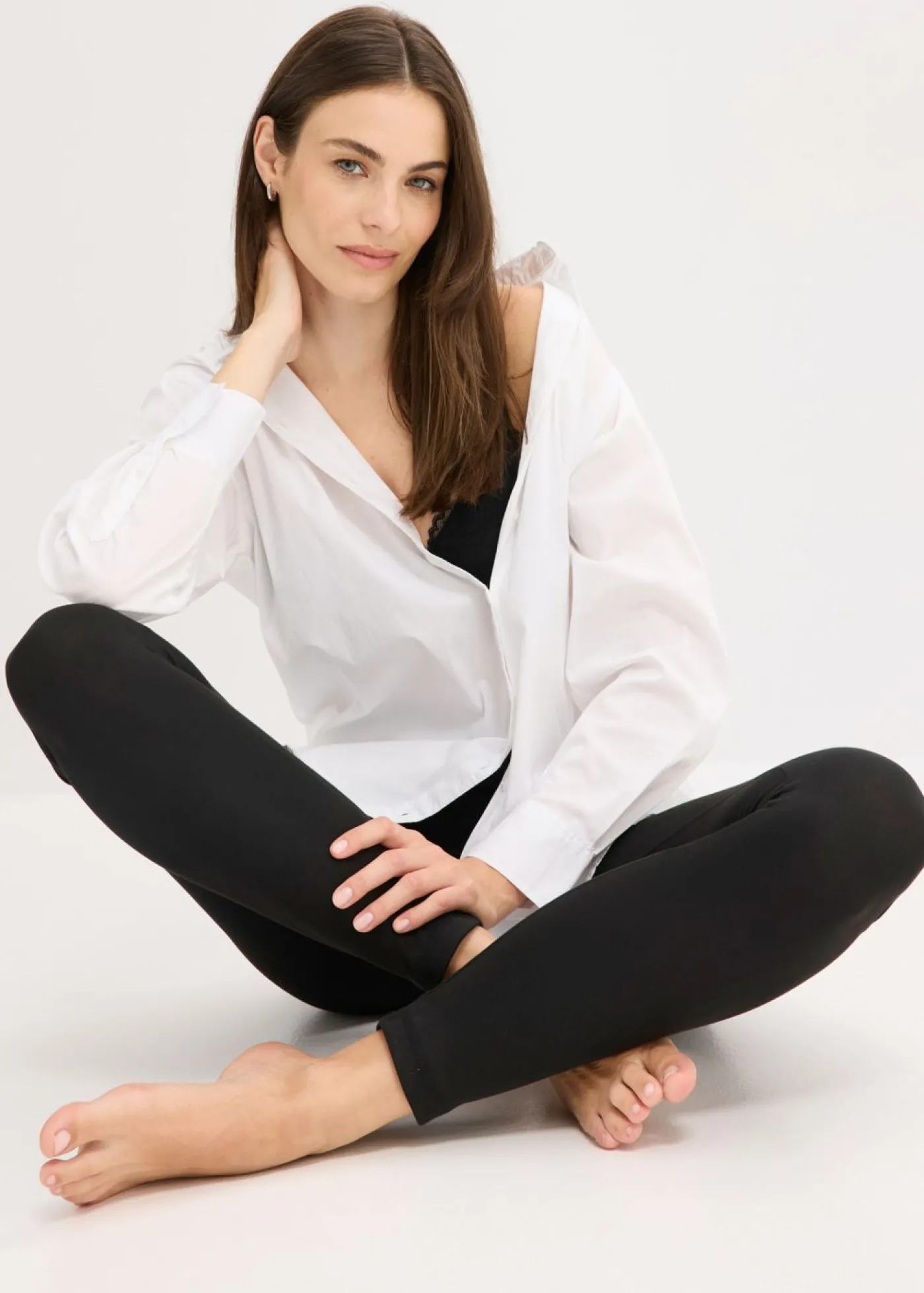 bonprix bonprix Leggings suaves Negro Discount