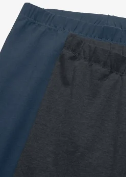 bonprix bonprix Leggings tobilleros (2 unidades) Azul marino-negro Hot