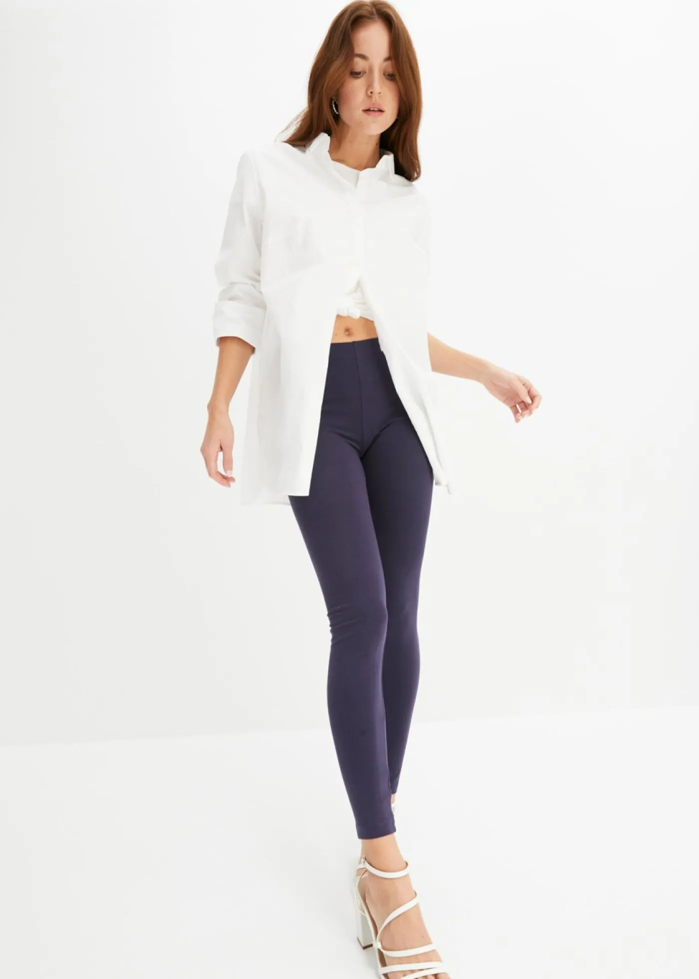 bonprix bonprix Leggings tobilleros (2 unidades) Azul marino-negro Hot