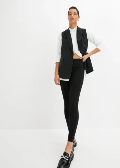 bonprix bonprix Leggings tobilleros (2 unidades) Negro Discount