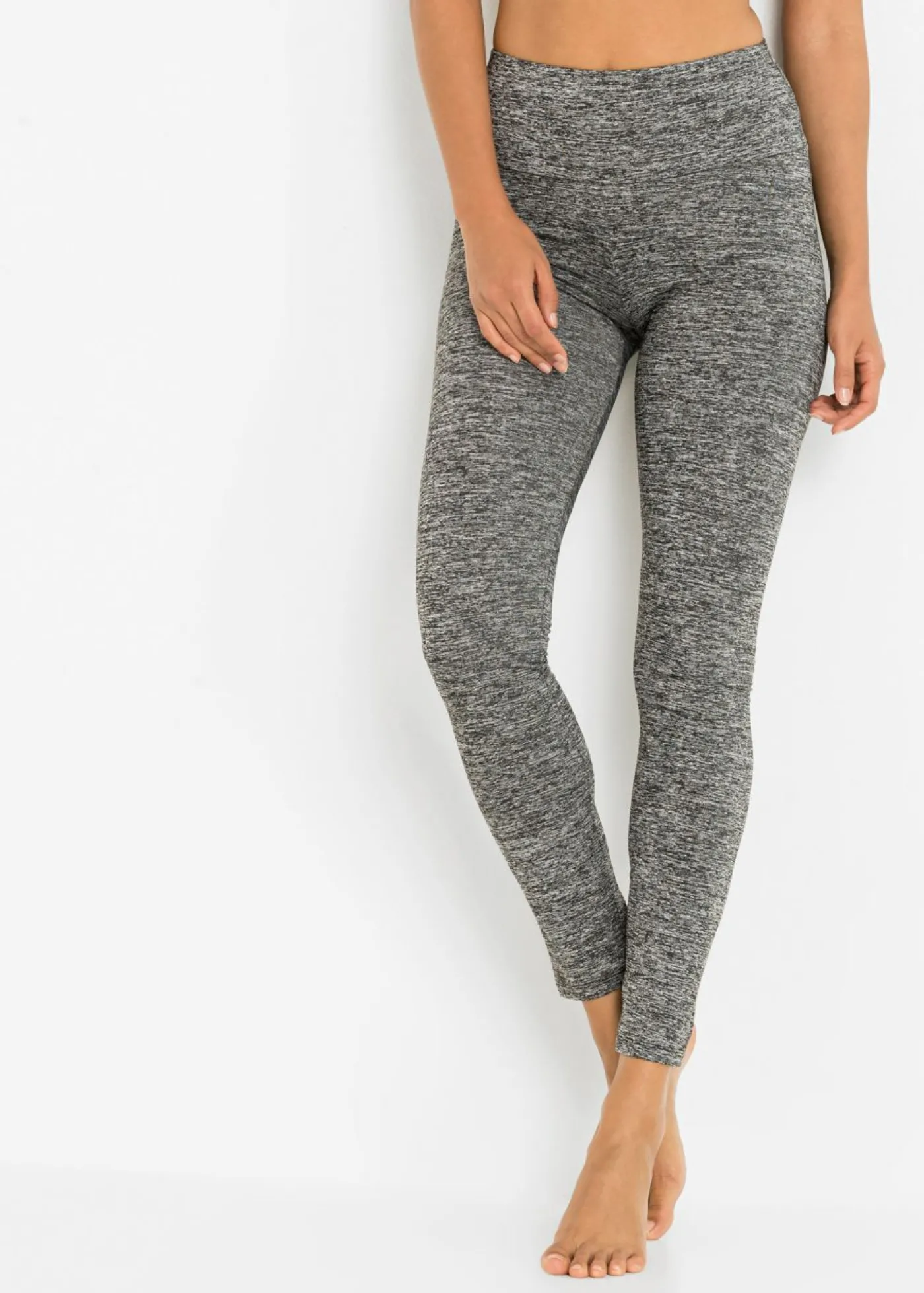 bonprix bonprix Leggings térmicos Gris jaspeado Best