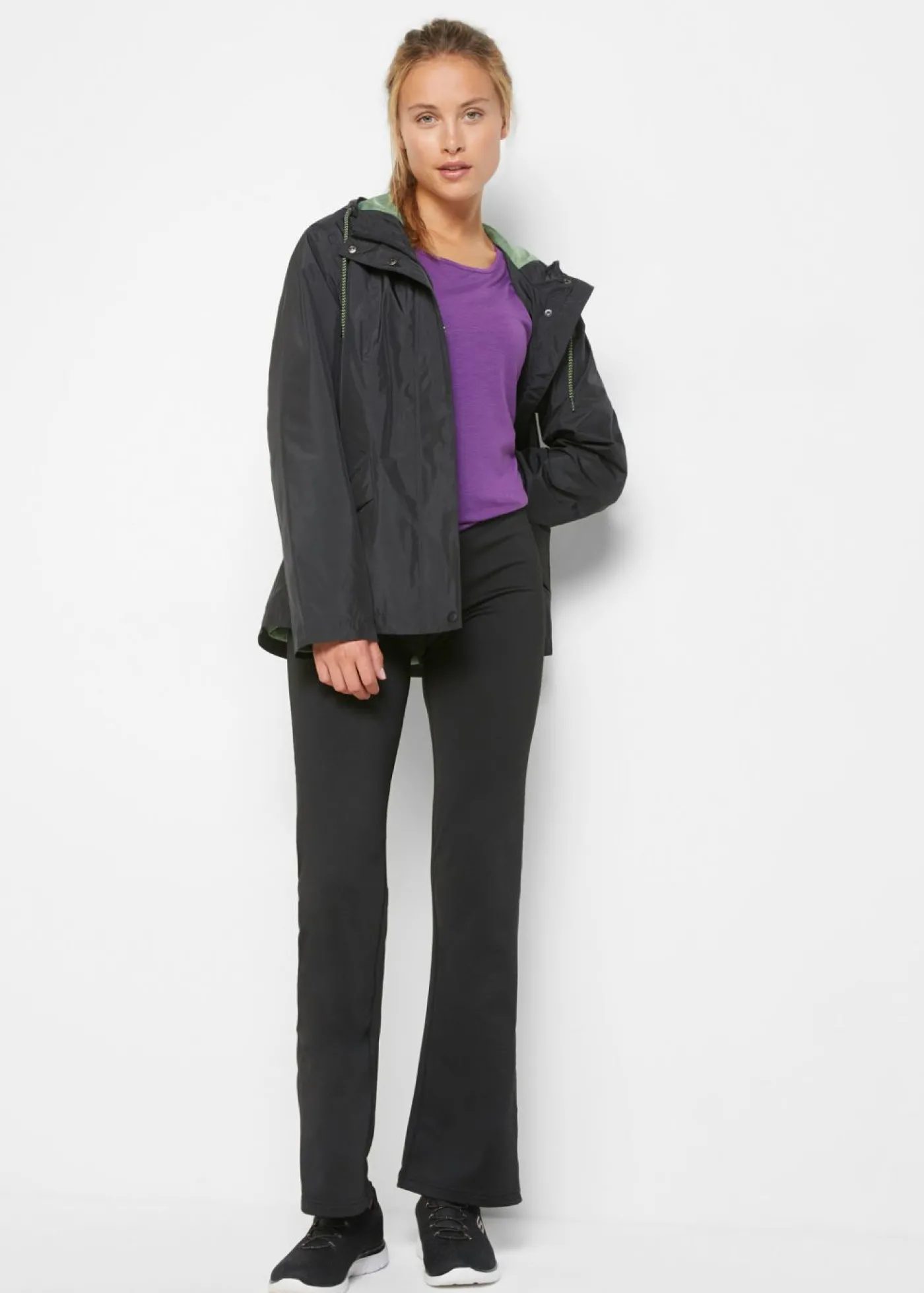 bonprix bonprix Leggings térmicos acampanados Negro Best