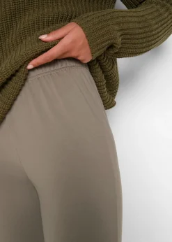 bonprix bonprix Leggings térmicos con cinturilla cómoda oliva pálido Discount