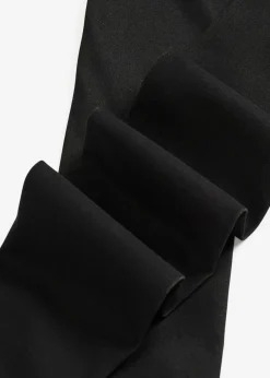 bonprix bonprix Leggings térmicos de 50 den con aspecto transparente, control de abdomen y efecto push-up Negro Hot