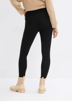 bonprix bonprix Leggings térmicos premamá con corte slim Negro Best