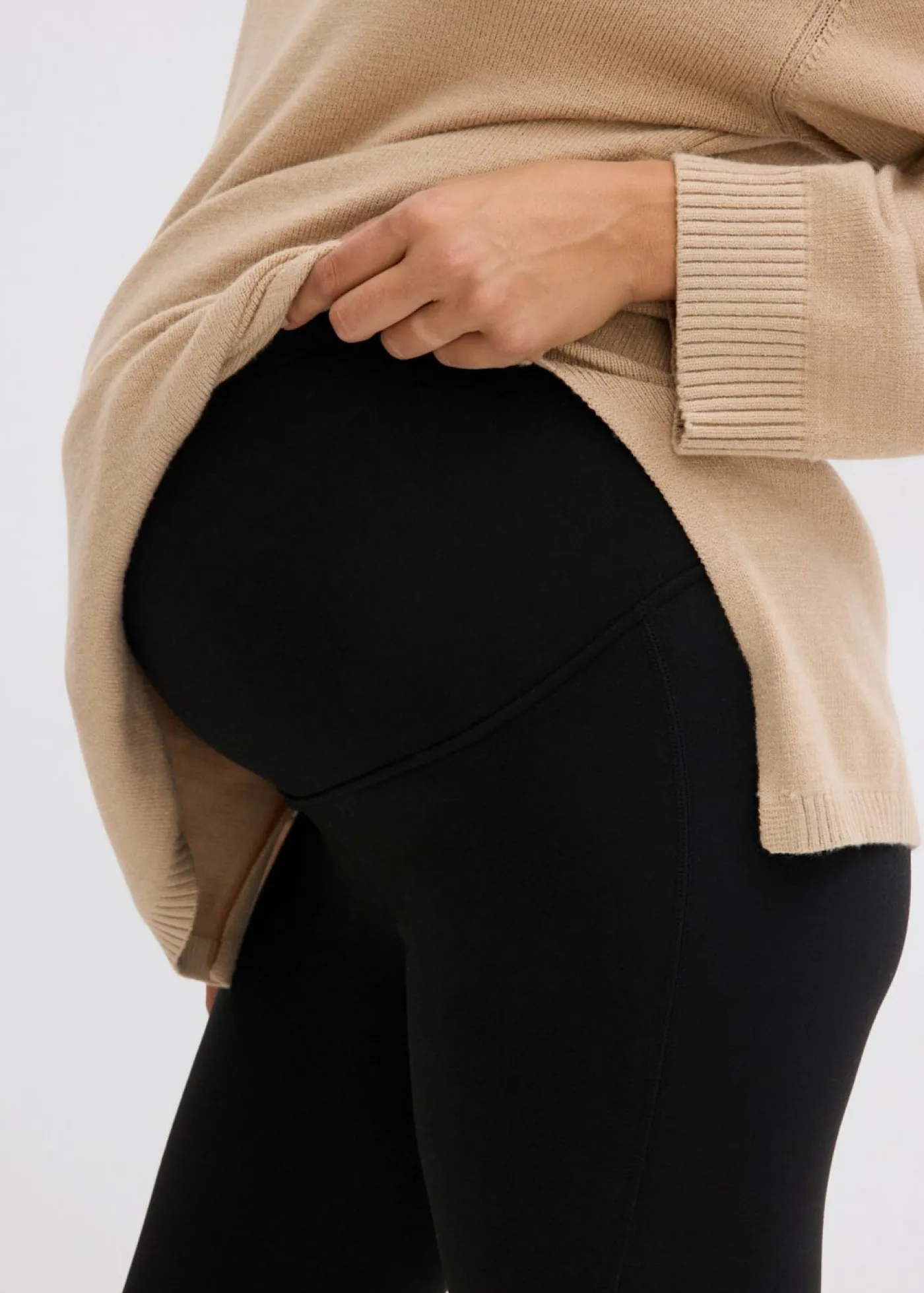 bonprix bonprix Leggings térmicos premamá con corte slim Negro Best