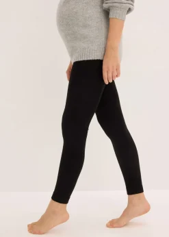 bonprix bonprix Leggings térmicos premamá de 140 den Negro Outlet