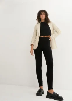 bonprix bonprix Leggings (2 unidades) Negro-azul marino New