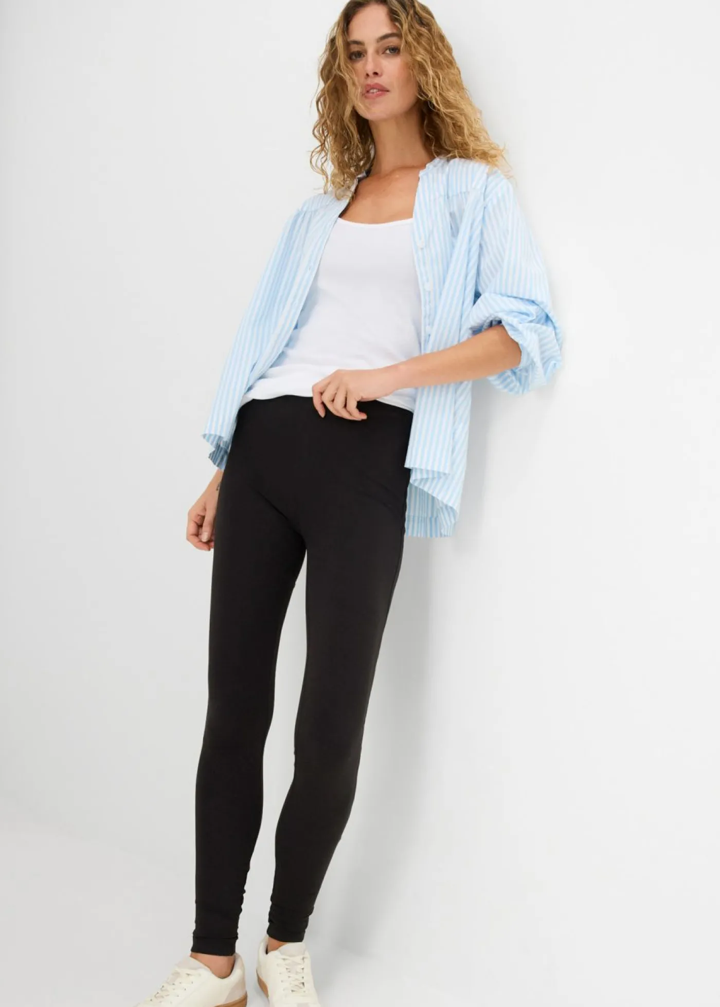bonprix bonprix Leggings (2 unidades) Negro-negro Online