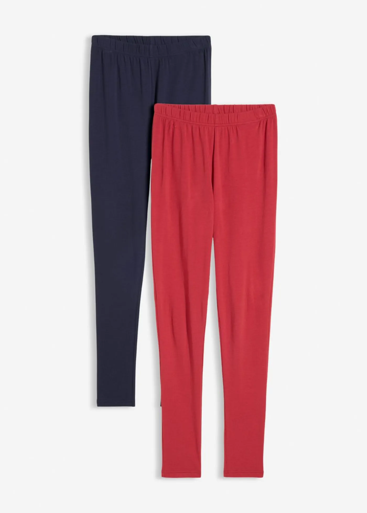 bonprix bonprix Leggings (2 unidades) azul marino/cereza