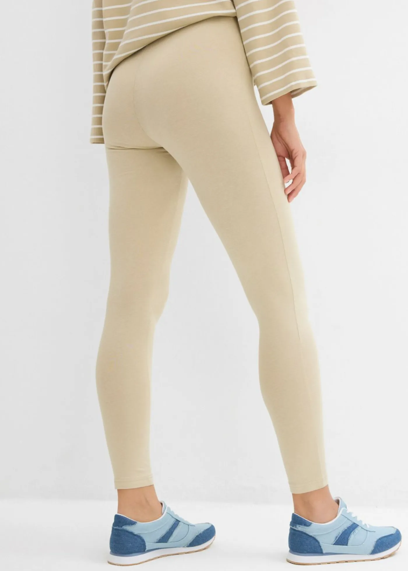 bonprix bonprix Leggings (2 unidades) marrón claro/beige pardo Hot