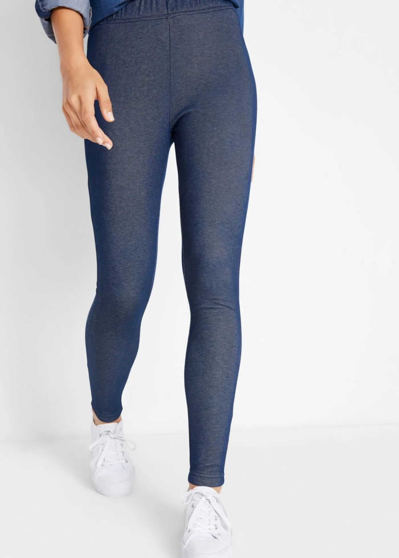 bonprix bonprix Leggings vaqueros térmicos suaves Azul Discount