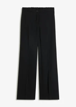 bonprix bonprix Ligero pantalón Marlene con viscosa Negro Best