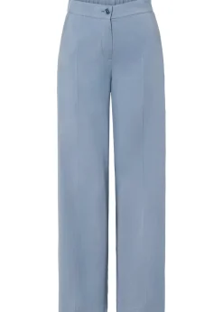 bonprix bonprix Ligero pantalón Marlene con viscosa Azul mate Discount