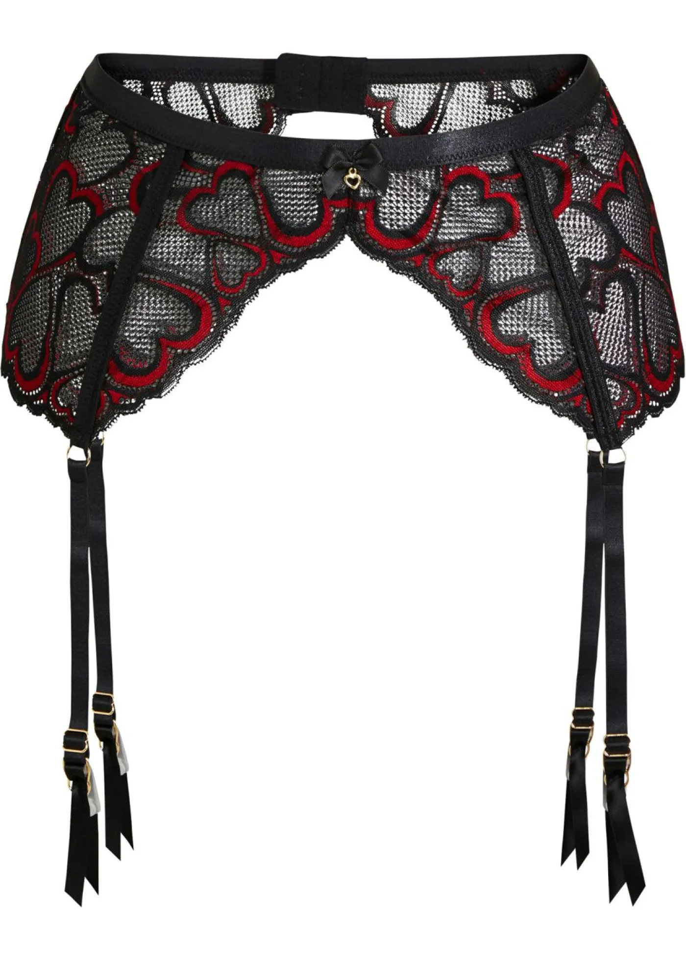 bonprix bonprix Liguero Negro-rojo salsa Outlet