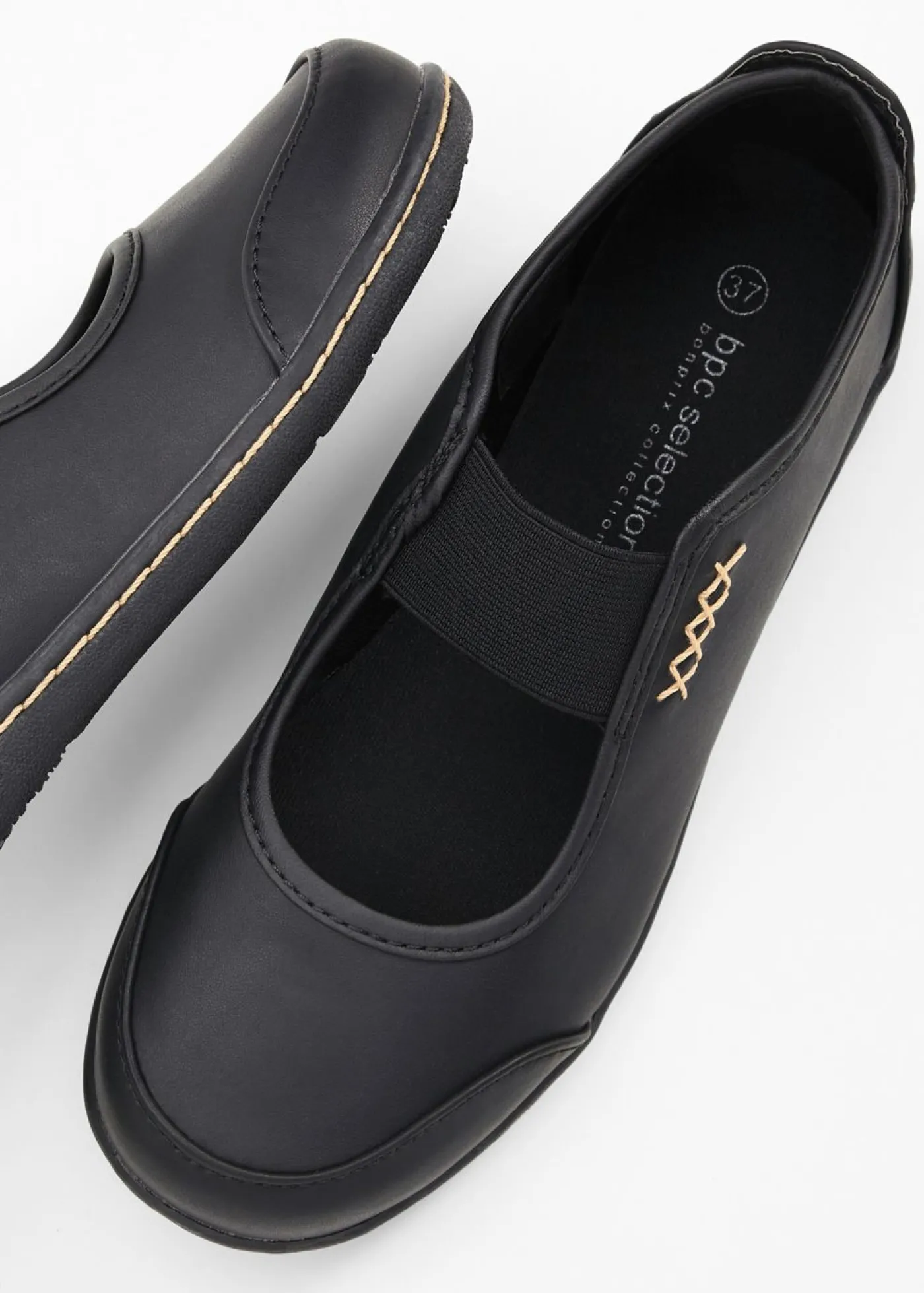 bonprix bonprix Manoletinas Negro Clearance