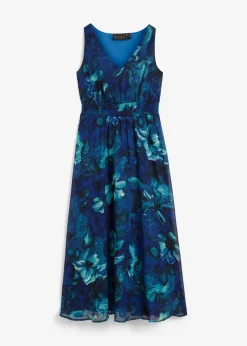 bonprix bonprix Maxivestido con estampado tropical Azul de flores Best