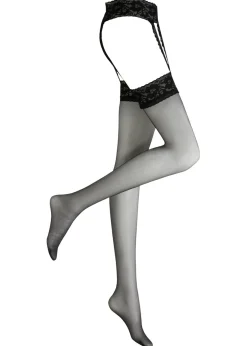 bonprix bonprix Medias con liga y liguero 20 den Negro Hot