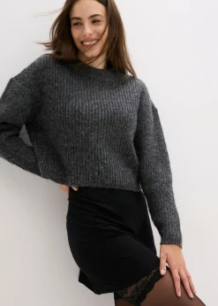 bonprix bonprix Medias de sujeción con encaje 20 den Negro Outlet