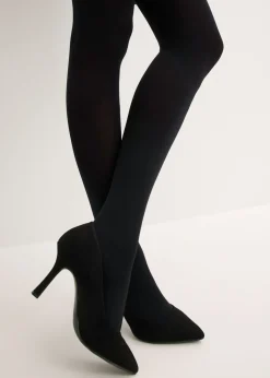 bonprix bonprix Medias negras sin entrepierna Negro Outlet