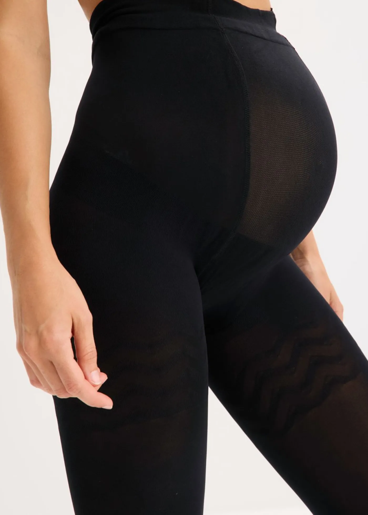 bonprix bonprix Medias premamá de 90 den Negro Sale