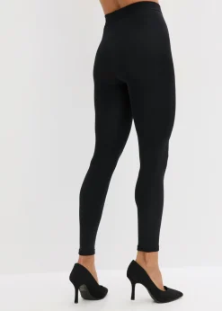 bonprix bonprix Medias térmicas con polar suave, 140 den Negro Outlet