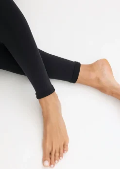 bonprix bonprix Medias térmicas con polar suave, 140 den Negro Outlet