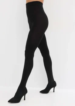 bonprix bonprix Medias térmicas con polar suave, 140 den, (2 unidades) Negro-negro Hot