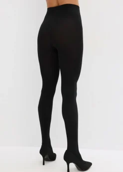 bonprix bonprix Medias térmicas con polar suave, 140 den, (2 unidades) Negro-negro Hot