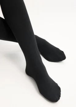 bonprix bonprix Medias térmicas premamá, 140 den Negro Best