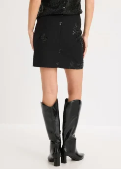 bonprix bonprix Minifalda Negro Discount