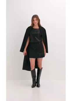 bonprix bonprix Minifalda Negro Discount