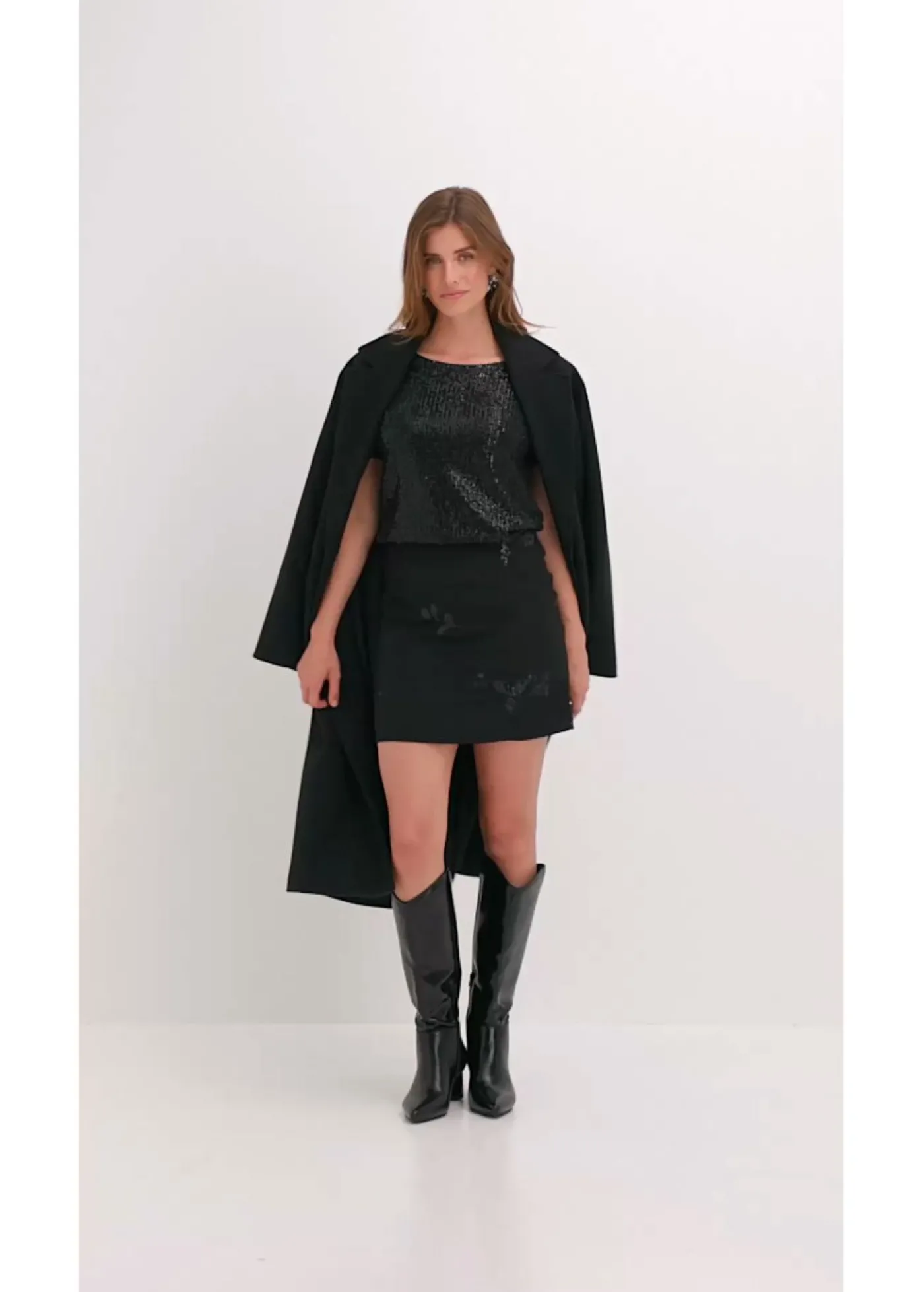 bonprix bonprix Minifalda Negro Discount