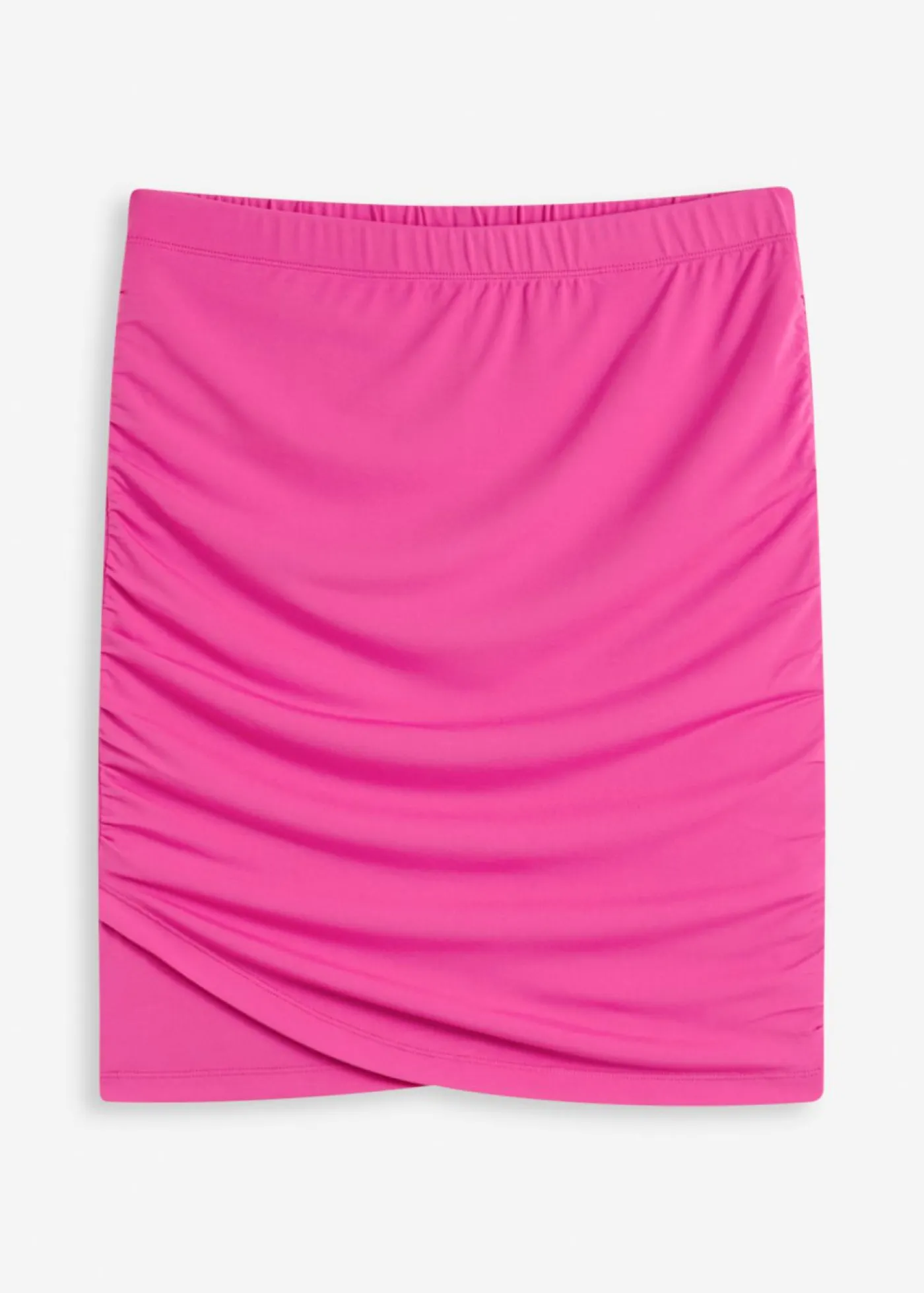 bonprix bonprix Minifalda con fruncidos fucsia Online