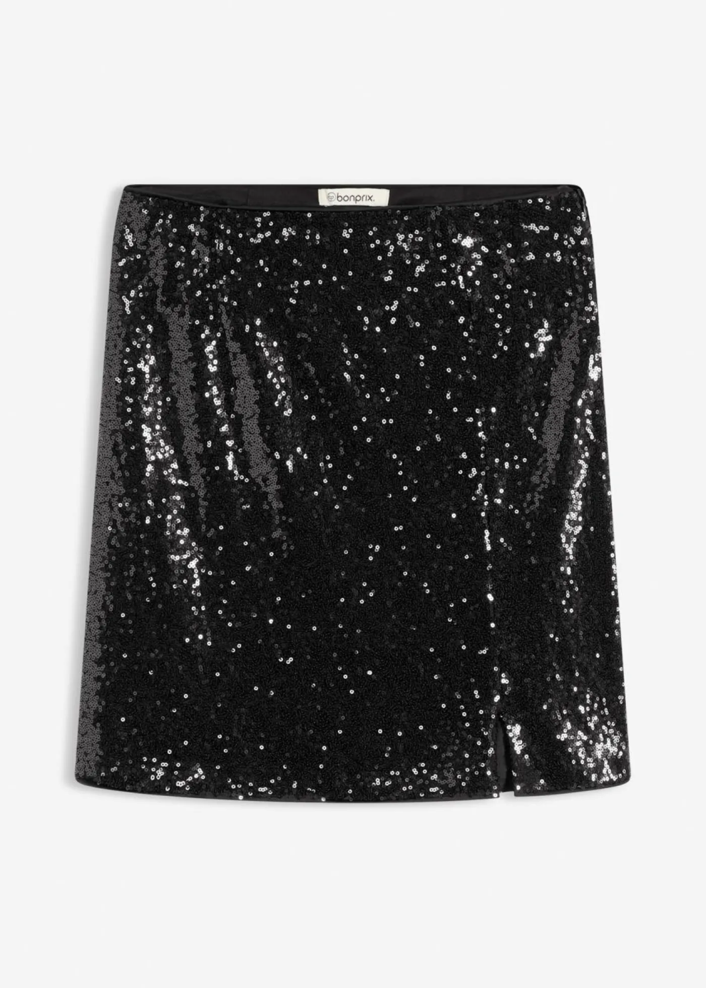 bonprix bonprix Minifalda con lentejuelas Negro Best