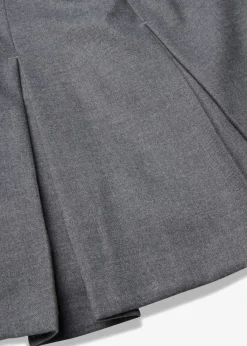 bonprix bonprix Minifalda de mezcla de viscosa Gris jaspeado Hot