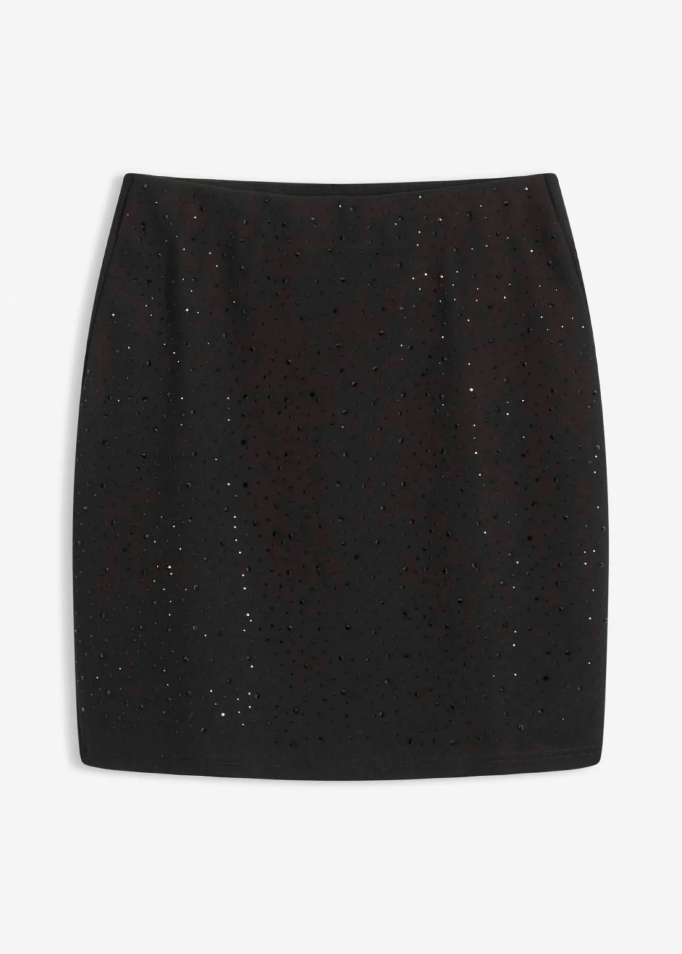 bonprix bonprix Minifalda de Punto Negro New
