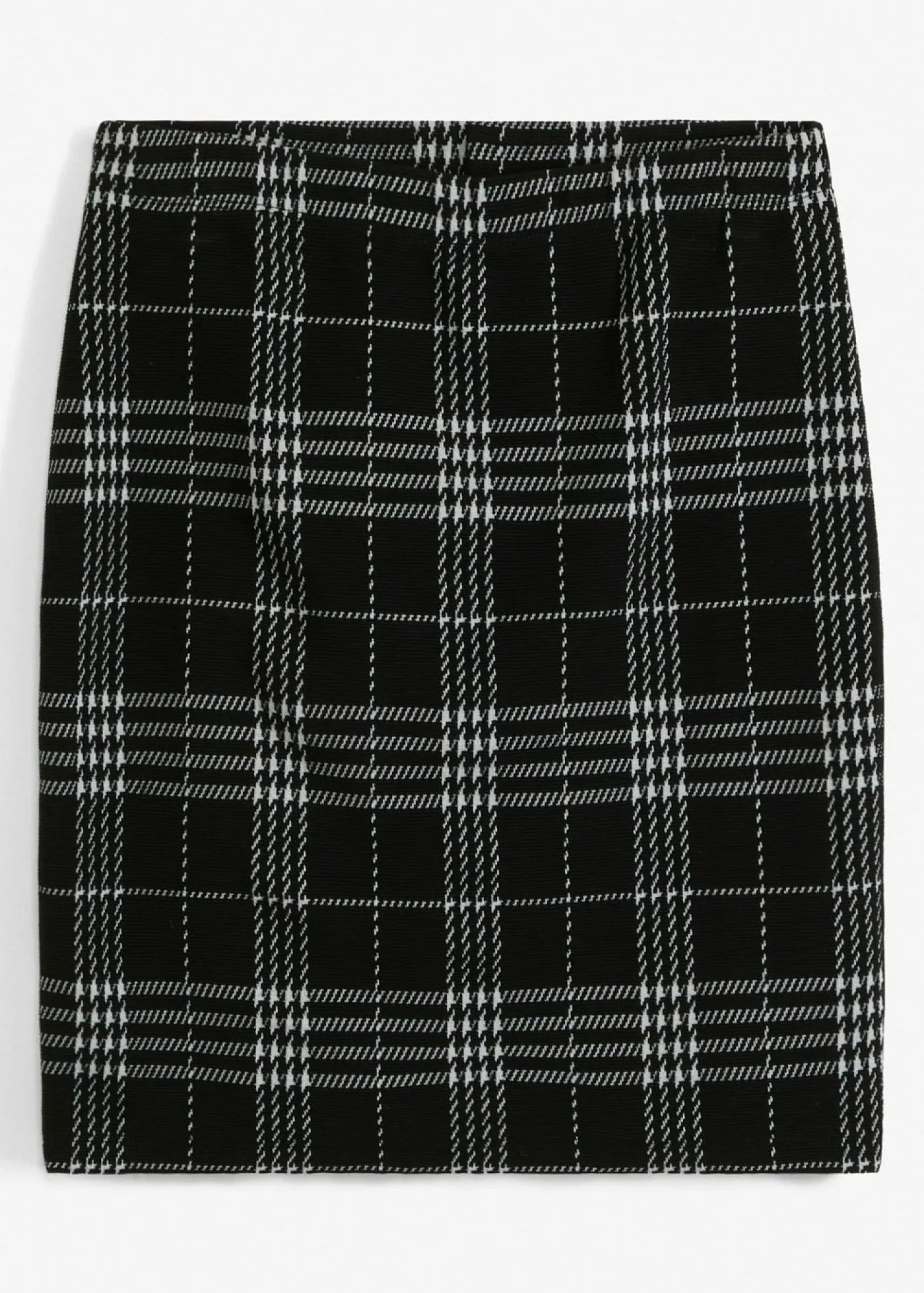 bonprix bonprix Minifalda de tartán negro a cuadros Outlet